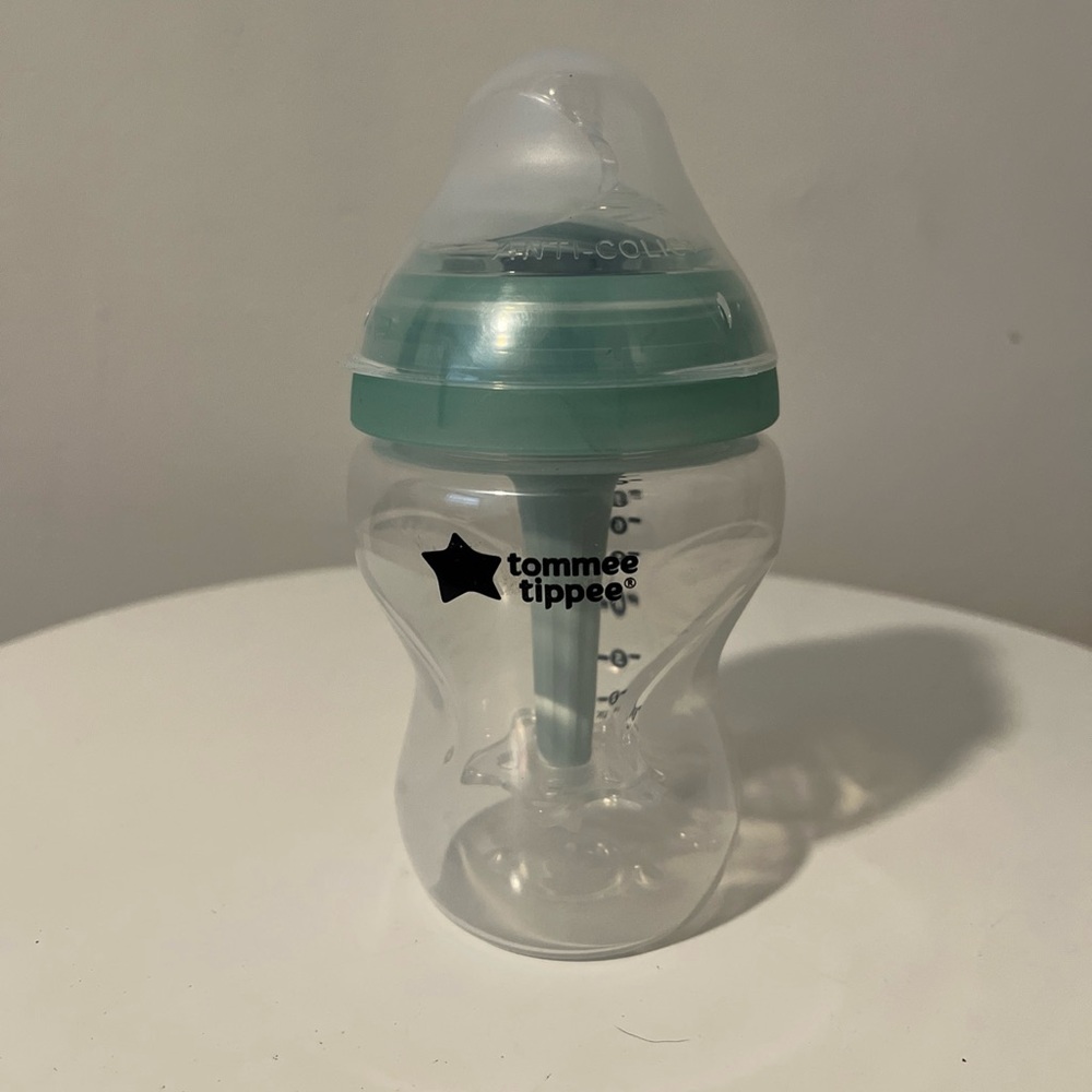 Tommee Tippee Baby Bottle with Teal Accents